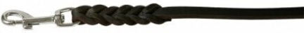 ABC Klin Dog Leash/Lead Leather in Silver Color