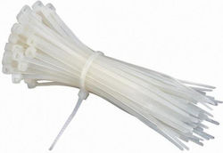 Arnocanali Plastic Cable Tie 100mm x 2.5mm in White Color (1 Piece)