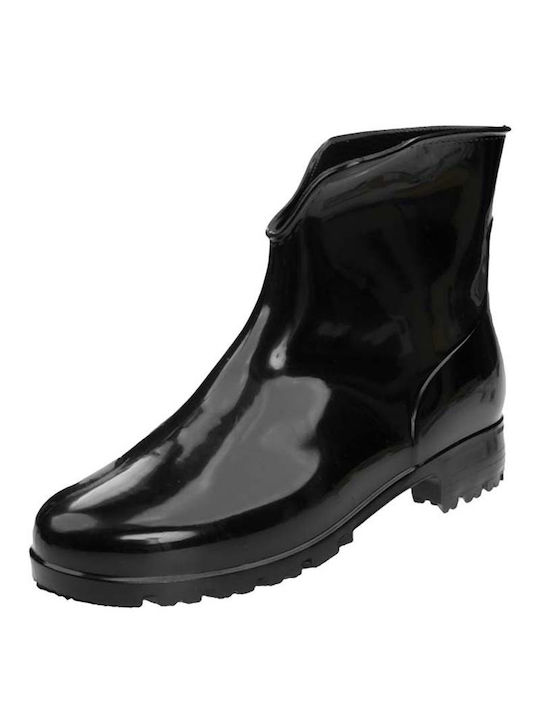 Adam's Shoes Damen Gummistiefel Schwarz