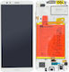 Huawei Screen with Touch Mechanism and Frame for Huawei Y7 2018. (White)