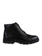 Leder Herrenstiefel Schwarz