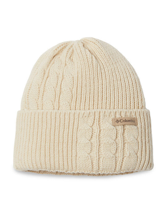 Beanie Unisex Beanie Knitted in White color