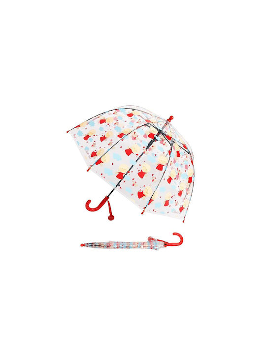 Spacecow Kids Curved Handle Umbrella Red
