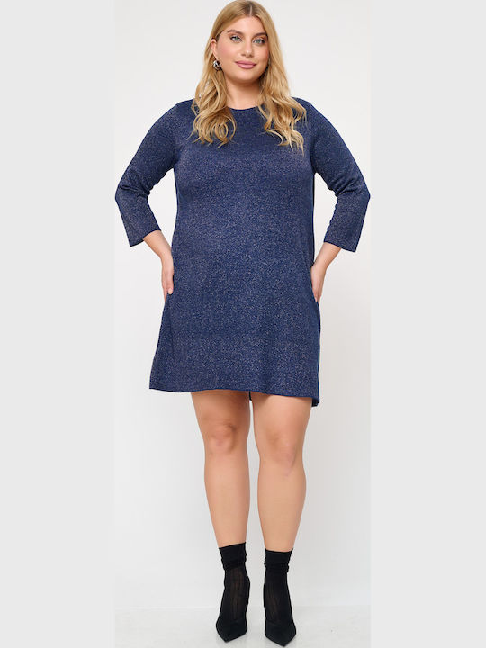 Mini Abendkleid Blau