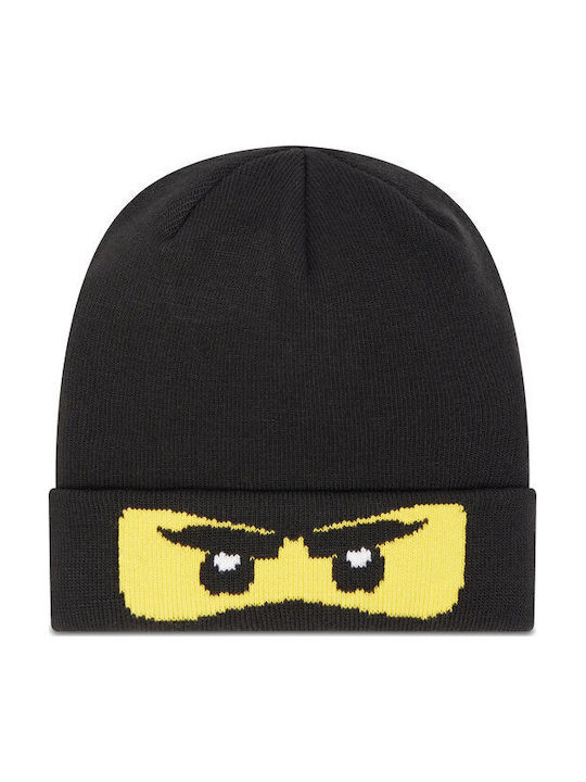 22933 Kids Beanie Knitted Black