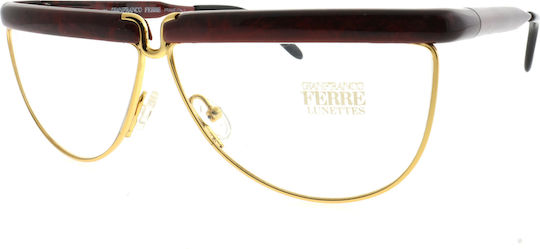 Gianfranco Ferre Femei Metalic Rame Ochelari Auriu 101348