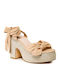 Sandalen Beige