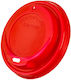 Intertan Deckel für Einwegbecher Schluck-Deckel in Rot Farbe (100Stück)