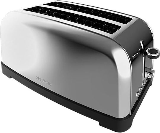 Cecotec Toastin Time 1500 Toaster 2 Schlitze 1500W Inox