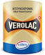 Vitex Βερνικόχρωμα Αντιδιαβρωτικό Διαλύτου Verolac 0.75lt Λευκό Μεταλιζέ