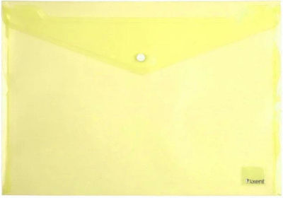 Economix File Folder with Button for A3 Sheets Yellow