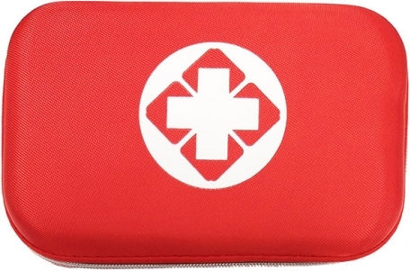 Erste-Hilfe-Tasche mit Equipment