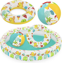 Bestway Children's Round Swimming Pool 137L Inf...