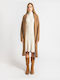 InShoes Long Women's Knitted Cardigan Camel