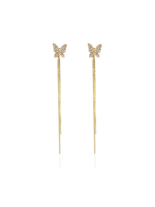 ecarla Earrings made of Steel Gold Plated