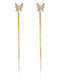 ecarla Earrings made of Steel Gold Plated