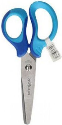 Keyroad Children's Scissors 14cm with Metallic Blade Blue