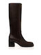 Sante Leather Women's Boots Brown