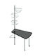 Starax Silber 42x42x215εκ. 1Stück S 7001