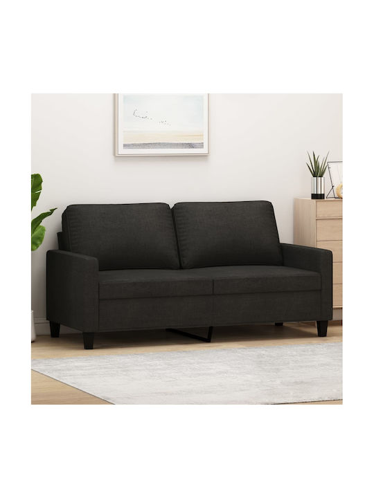 Canapea Cu Două Locuri Neagră 158x77x80cm