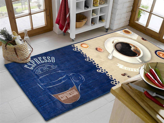Dimcol Coffee 267 Χαλάκι Κουζίνας Διάδρομος 80x200cm 33463059017 Καφέ