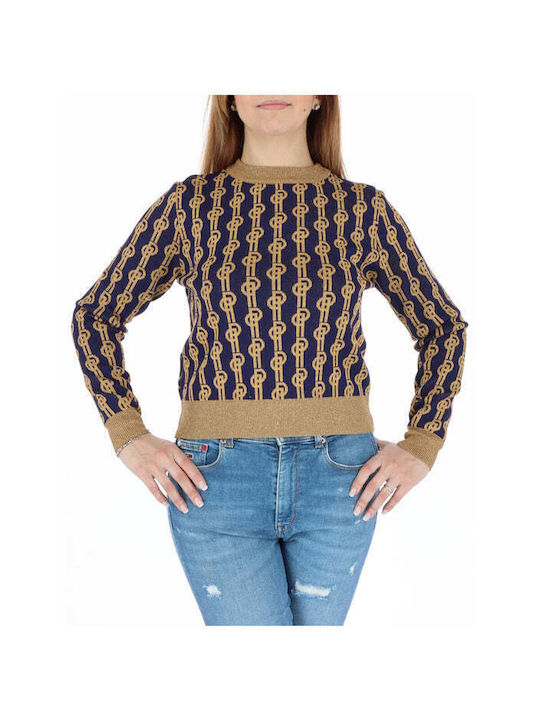 Pinko Long-sleeved Women's Pullover Blue