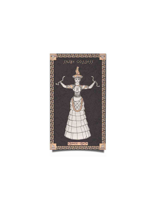 Slevori Goddess of Orpheus Painting Wooden 20x12cm