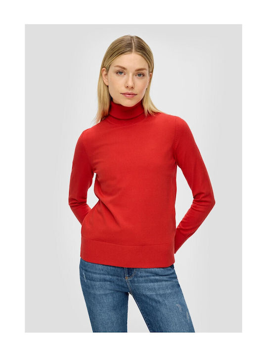 S.Oliver Women's Long Sleeve Sweater Red