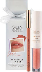 MUA Lip Set Limited Edition Σετ Μακιγιάζ για τα Χείλη Heartfelt