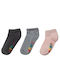 Ako Kids' Ankle Socks Grey, Pink, Anthracite 3 Pairs