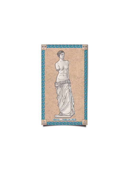 Slevori Aphrodite of Milos Painting Wooden 4.5x7cm