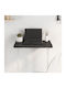 vidaXL Bürotischoberfläche aus Massivholz Dark Grey 60x40x4cm 3156408 1Stück