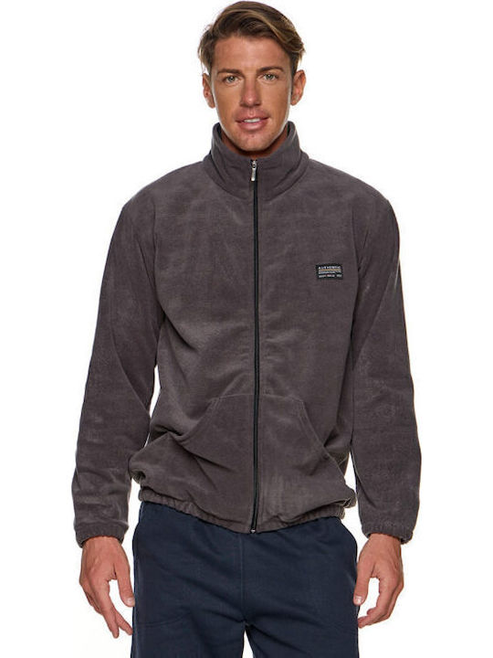Bodymove Men's Fleece Cardigan Black