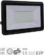Com Waterproof LED Floodlight 200W Cold White 6500K IP65