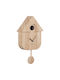 Karlsson Cuckoo Wall Clock Wooden With Pendulum Brown 21.5x8.5cm