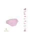 Marhome Weihnachtliche Girlande Stoff Rosa 180x20cm 1Stück