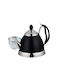 KING Hoff Fierbător cu Filtru Inoxidabil Negru 1000ml