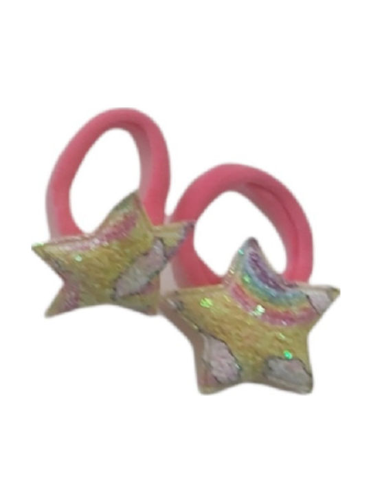 Ro-Ro Accessories Σετ Παιδικά Λαστιχάκια Χρυσά ...