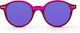 Sun's Good Oval Kids Sunglasses with Mirror Lenses Purple