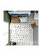 Dimcol Kids Duvet Cover Single Cotton White 160x240cm
