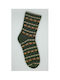 ME-WE Damen Socken Green/Flowers 1Pack