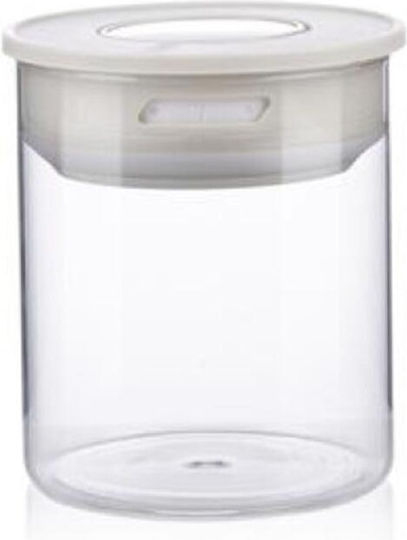 Aria Trade Allgemeine Verwendung Glas Transparentes Vasen mit luftdichtem Deckel 700ml