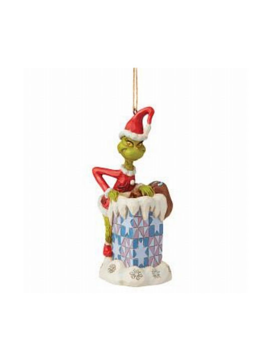 Enesco Grinch Climbing Into Chimney Коледен Висулка Комин