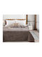 Liolios Home Jf-09 Blanket Fleece Single 160x240cm Brown/Gray
