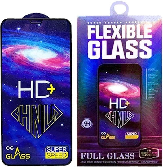 Hd+ Vollflächig gehärtetes Glas Schwarz (Huawei Nova Y70)
