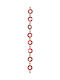Lianos Christmas Garland Red 200cm 1pc