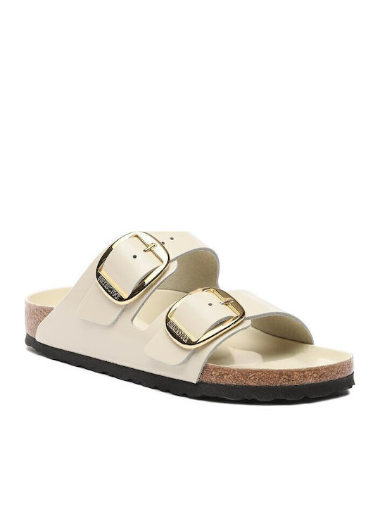 Birkenstock Arizona Кожени Дамски Сандали Бежов...