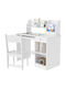 Kids Desk made of Melamine White 90x45x90cm 312-107V80WT