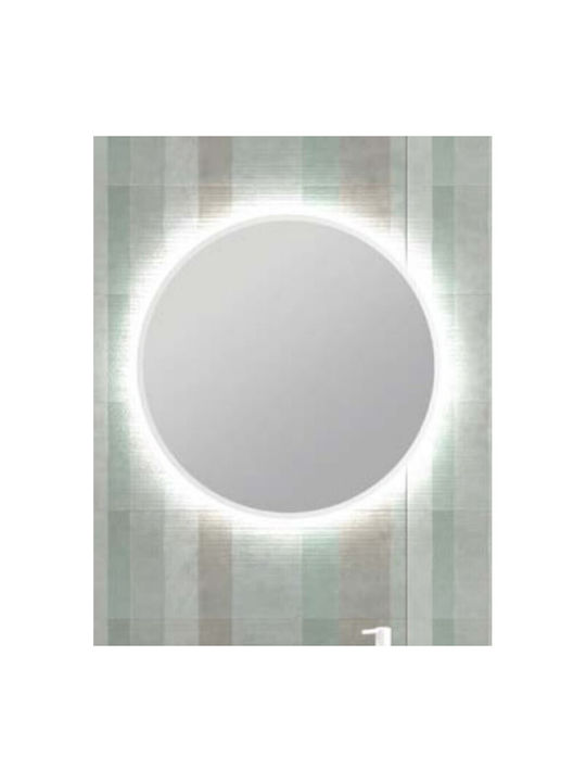 Savvopoulos Runder Badezimmerspiegel LED 70x70c...