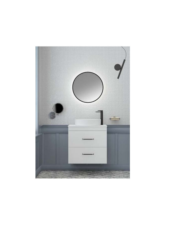 Savvopoulos Runder Badezimmerspiegel LED 60x60c...